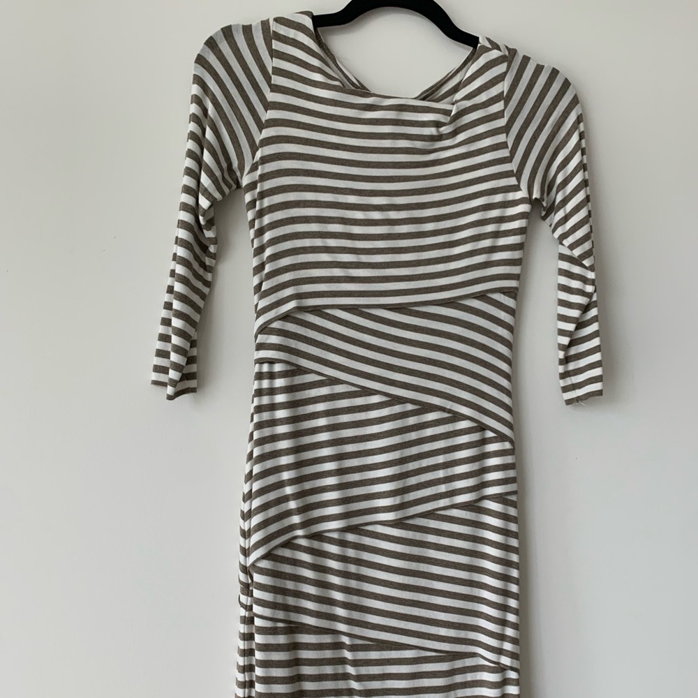 Anthropologie brown dress